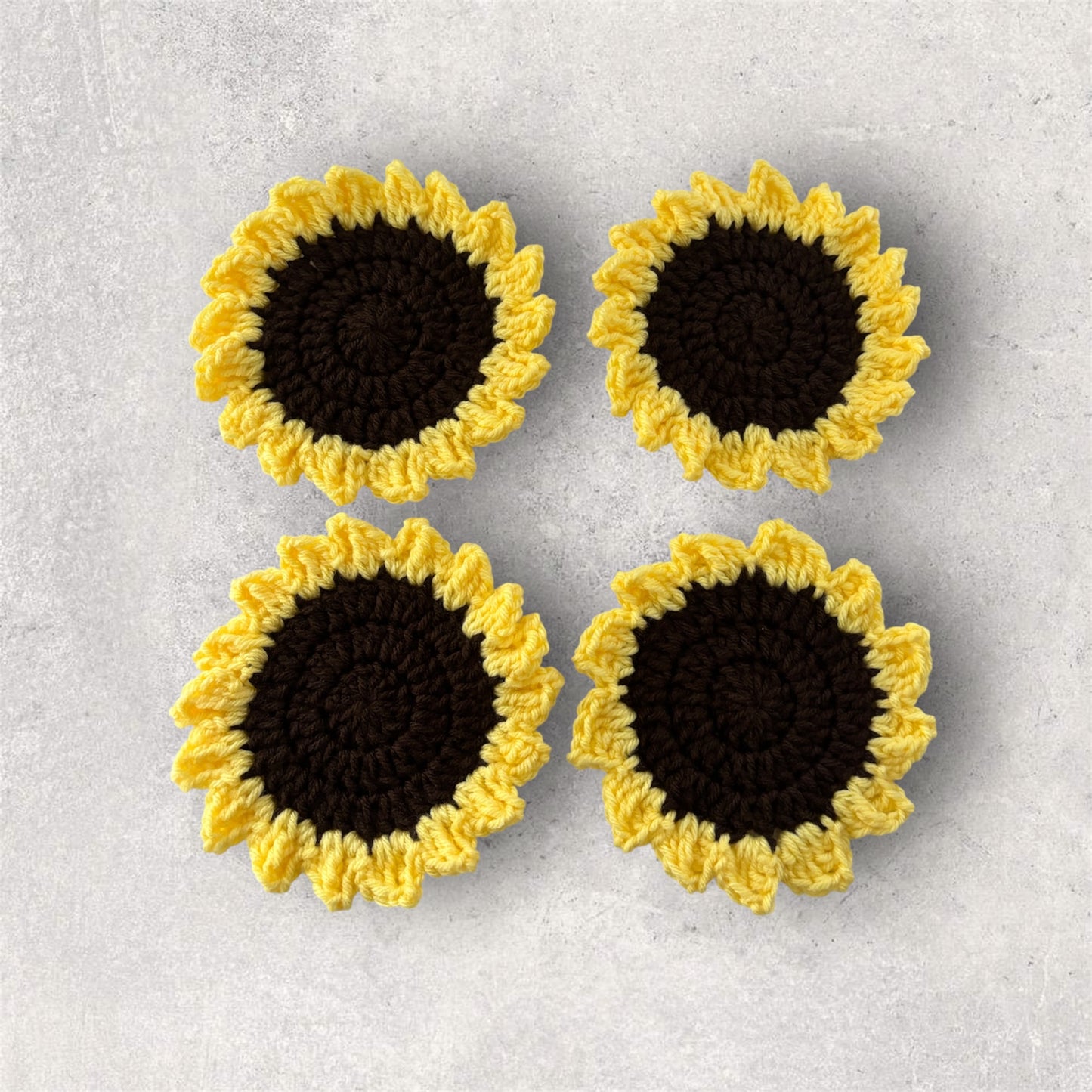 Sunflower Coaster Set