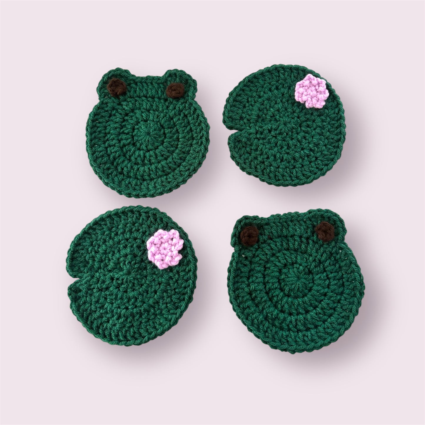 Frog & Lily Pad Coaster Set