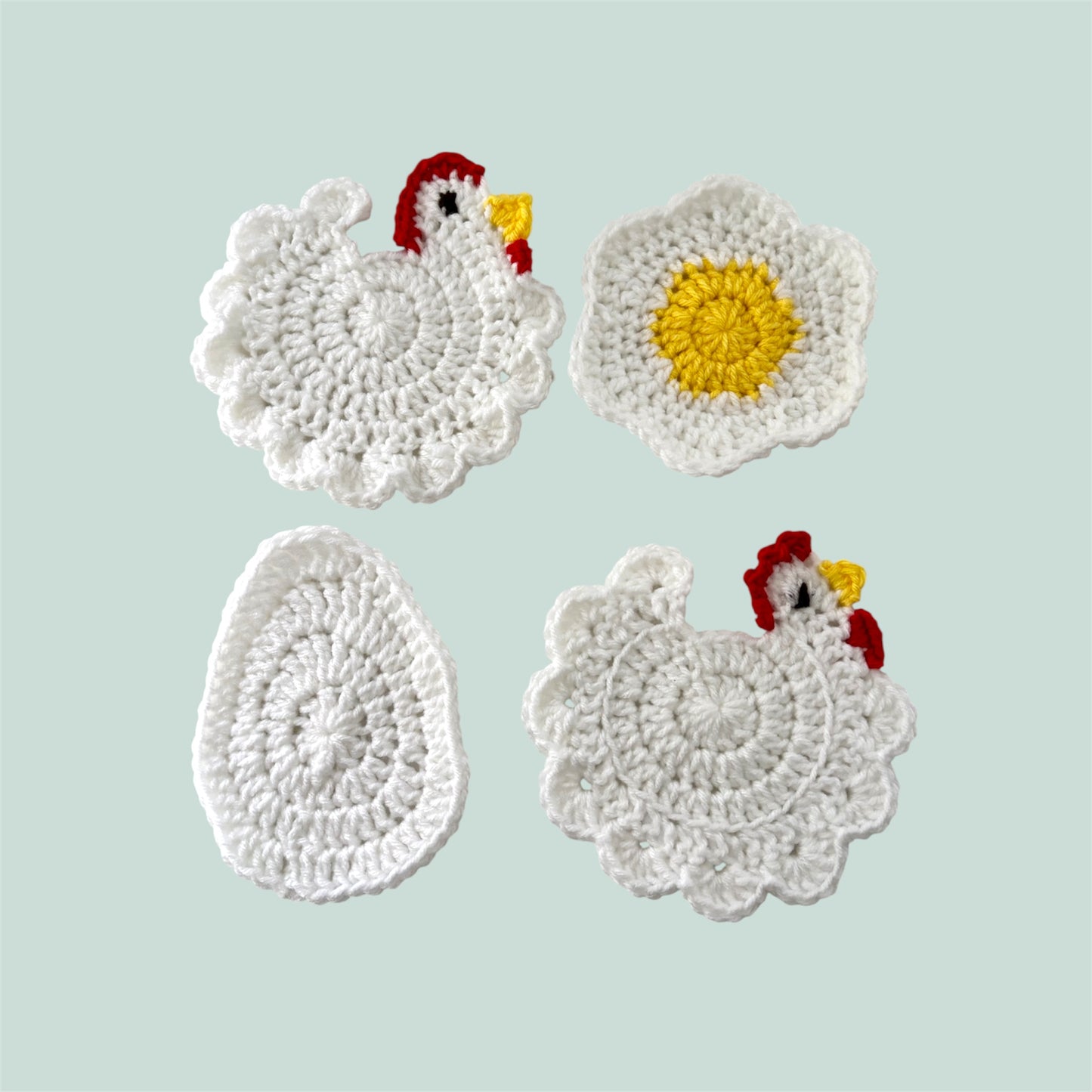 Chicken Coaster Set