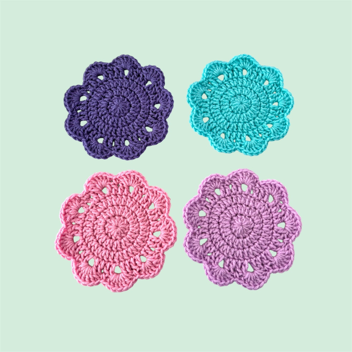 Flower Coaster Set (Large)