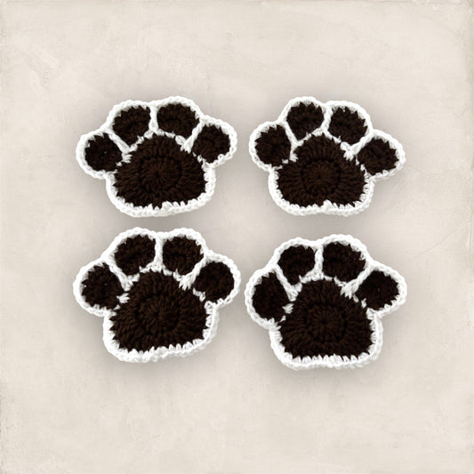 Paw Print Coaster Set