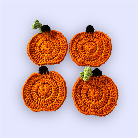 Pumpkin Coaster Set